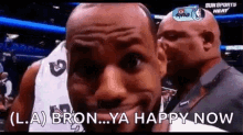 lebron james you happy now funny face
