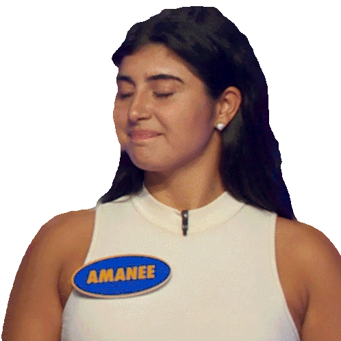 Yes Amanee Sticker - Yes Amanee Family Feud Canada Stickers