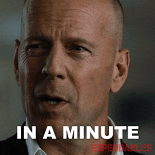 In A Minute Mr Church GIF - In A Minute Mr Church The Expendables GIFs