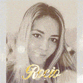 a woman with the name rocio on her face