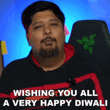 Wishing You All A Very Happy Diwali Emi GIF - Wishing You All A Very Happy Diwali Emi Rahul Hinduja GIFs