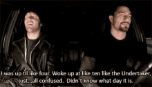 Dean Ambrose Roman Reigns GIF - Dean Ambrose Roman Reigns Tired GIFs