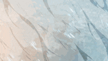 a blue background with a wave coming in from the right