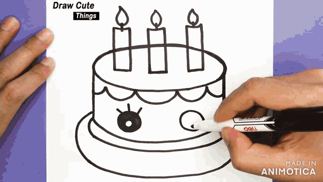 Draw Cute Things How To Draw GIF - Draw Cute Things How To Draw Drawing  Gifs - Discover & Share GIFs