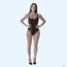 Kim Kardashian Annoyed Standing Hot In Swimmig Clothes Judasfools Vis Visnja GIF