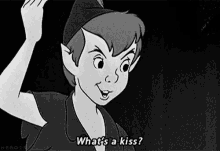 Peter Pan Whats A Kiss GIF - Peter Pan Whats A Kiss Kiss GIFs