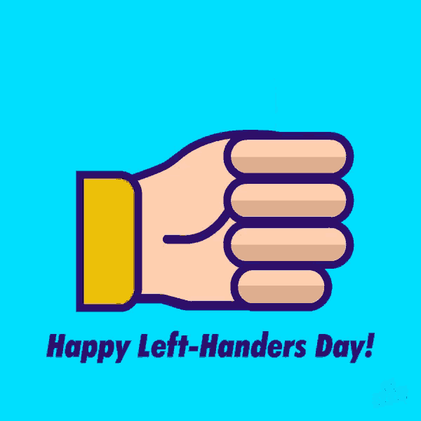 International Left Handers Day Funny Left Handed Products Art