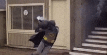 Batman Running GIF - Batman Running Bomb GIFs
