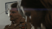 Hand On Face Not Amused GIF - Hand On Face Not Amused Seal Team GIFs
