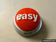 Easy Button GIF - Easy Red Easy Button Red Button GIFs