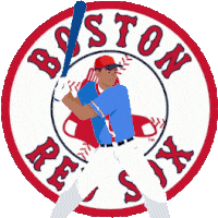 Boston Red Sox Baseball Sticker - Boston Red Sox Baseball Home Run Stickers