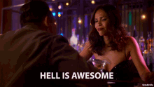 Hell Is Awesome Hell Lucifer GIF - Hell Is Awesome Hell Lucifer Hell Mazikeen GIFs