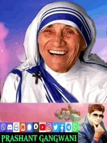 Mother Teresa Happy Birthday26august GIF - Mother Teresa Happy Birthday26august GIFs