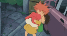 Ponyo Sosuke GIF - Ponyo Sosuke Hug GIFs