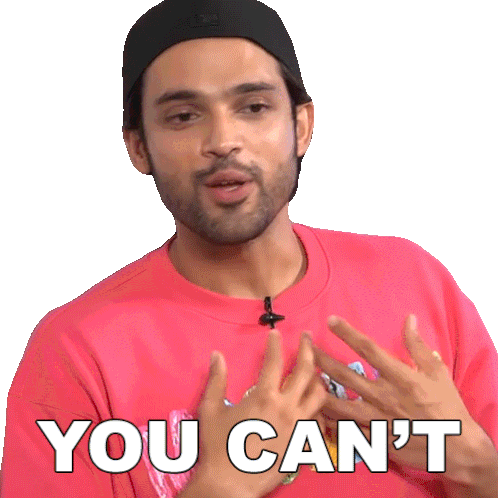 You Can'T Help It Parth Samthaan Sticker - You Can'T Help It Parth Samthaan Pinkvilla Stickers