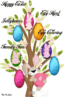 Bunny Easter Egg GIF