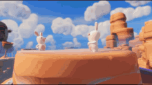Mario Rabbids Kingdom Battle This Town Aint Big Enough For The Two Of Us GIF - Mario Rabbids Kingdom Battle Rabbids This Town Aint Big Enough For The Two Of Us GIFs