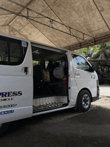 a white van with the word express on the side