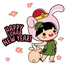 happy new year cny akkg year of the rabbit bunny