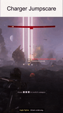 Helldivers 2 Charger Jumpscare GIF - Helldivers 2 Charger Jumpscare Hd2 GIFs