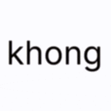 a white background with the words khong nhan tin cho em written in black