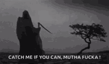 Catch Me If You Can Grim Reaper GIF - Catch Me If You Can Grim Reaper Horror GIFs