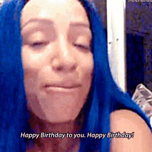 Sasha Banks Happy Birthday GIF - Sasha Banks Happy Birthday Wwe GIFs