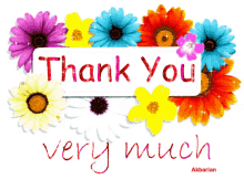 Animated Greeting Card Thank You Very Much GIF - Animated Greeting Card Thank You Very Much GIFs