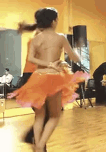 dancing twirl skirt spin disco latin