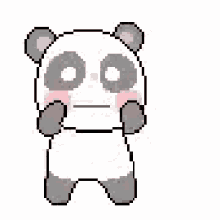 panda bleh tongue out