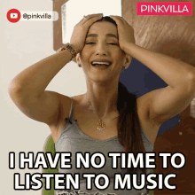 i have a no time to listen to music gauahar khan pinkvilla no time for music very busy