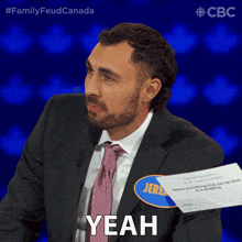 Yeah Jeremy GIF - Yeah Jeremy Family Feud Canada GIFs