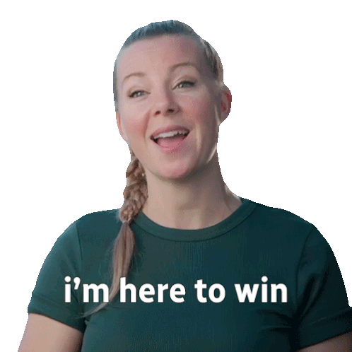 I'M Here To Win Jen Sonnenberg Sticker - I'M Here To Win Jen Sonnenberg The Great Canadian Pottery Throw Down Stickers