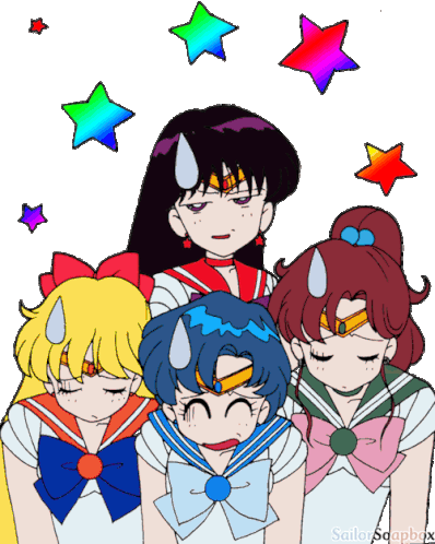 Sailor Moon Meh Sticker - Sailor Moon Meh Squad Stickers