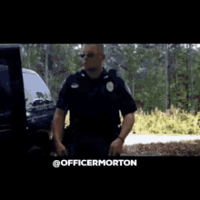 Officer Morton Hat GIF