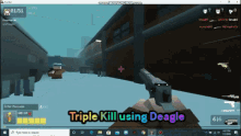 Triple Kill Deagle GIF - Triple Kill Deagle Krunker GIFs