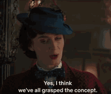 Mary Poppins Returns Understand GIF - Mary Poppins Returns Understand Emily Blunt GIFs