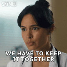 a woman says we have to keep it together