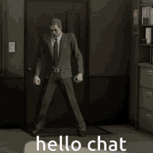 Yakuza Kiryu GIF - Yakuza Kiryu Hello Chat GIFs