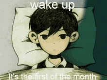 Wake Up Its The First Of The Month Omori Tenor GIF