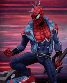 Spiderpunk Spiderman GIF - Spiderpunk Spiderman Spiderverse GIFs