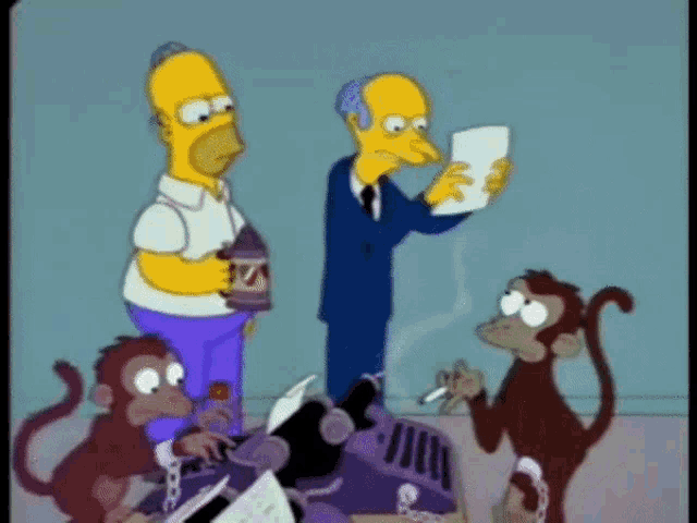 Mono Tonto Estupido Simpsons GIF - Mono Tonto Estupido Simpsons Burns - Discover & Share GIFs