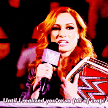Wwe Becky Lynch GIF - Wwe Becky Lynch Until I Realized Youre So Full Of Crap GIFs