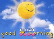Good Morning Elijah Sun GIF - Good Morning Elijah Sun Happy GIFs