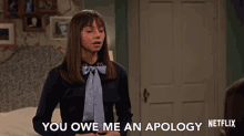 You Owe Me An Apology Lauren Lindsey Donzis GIF - You Owe Me An Apology Lauren Lindsey Donzis Molly Thompson GIFs