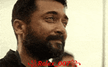 a close up of a man 's face with the words rolex 007 on the bottom right
