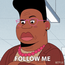 Follow Me Donna GIF - Follow Me Donna Carol & The End Of The World GIFs