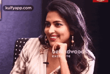 Smiling Amala Paul.Gif GIF - Smiling Amala Paul Happy Reactions GIFs