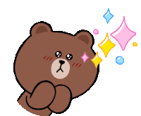Hoping Bear Sticker - Hoping Bear Wishing Stickers