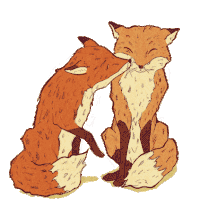 Fox Cute Sticker - Fox Cute Adorable Stickers